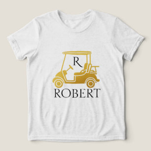 Goldener Einzigartiger Maßgeschneiderter Wagen Mon Tri-Blend Shirt