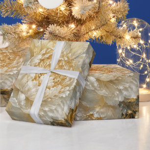 Goldener Elfenbeingarten Geschenkpapier