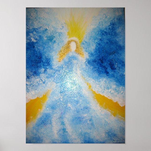 ~ Goldener Engel ~ Poster (Vorne)