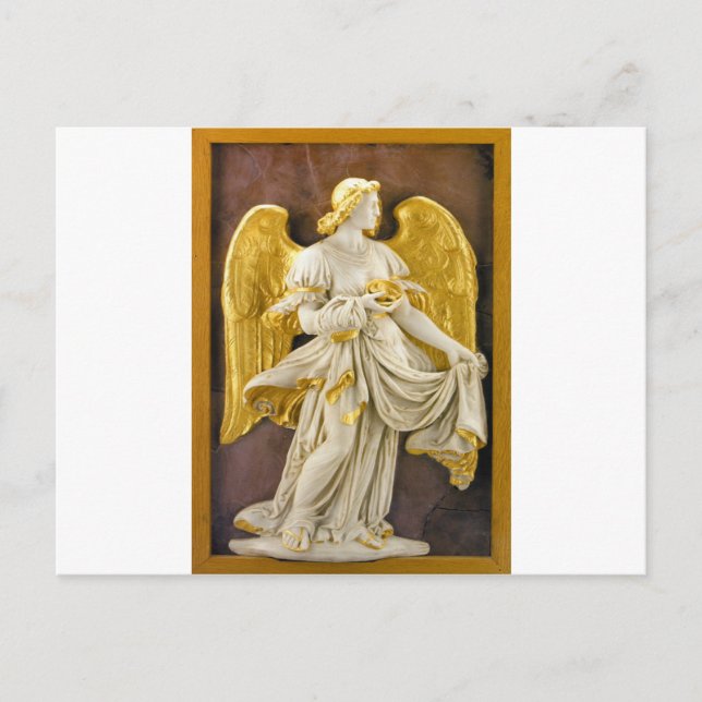 Goldener Engel Postkarte (Vorderseite)