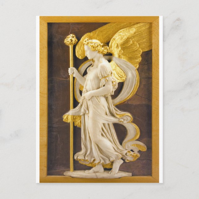 Goldener Engel Postkarte (Vorderseite)