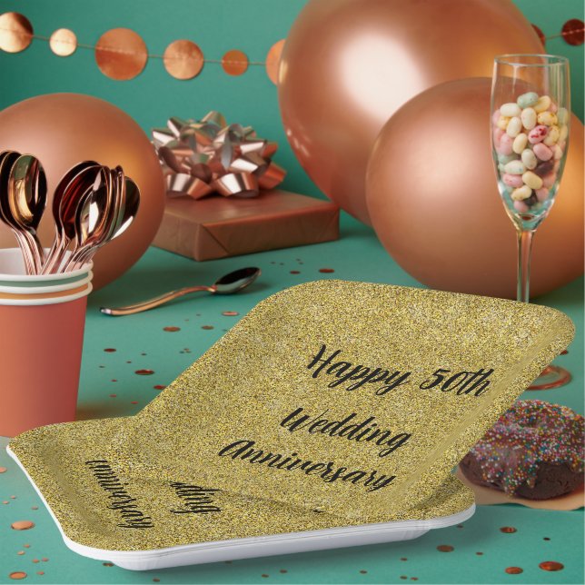 Goldener Feiertag, 50. Pappteller (Multi)