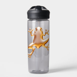 Goldener Frosch Trinkflasche