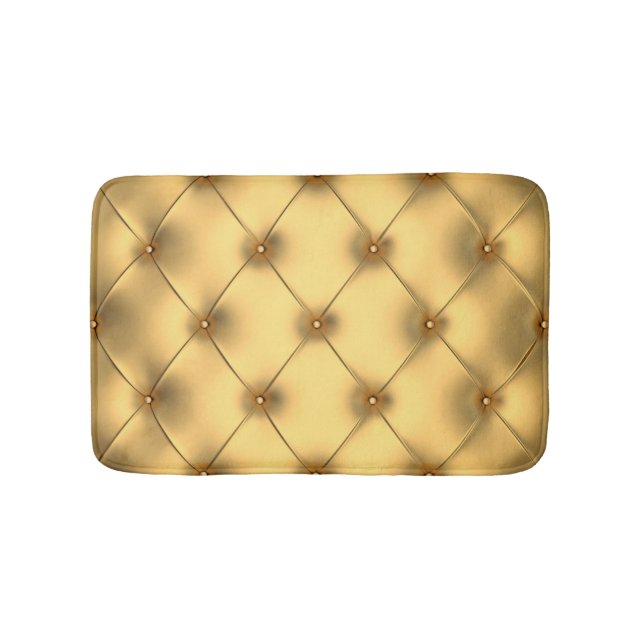 Goldener Glamour: Luxuriöse Inneneinrichtung. Badematte (Vorderseite)