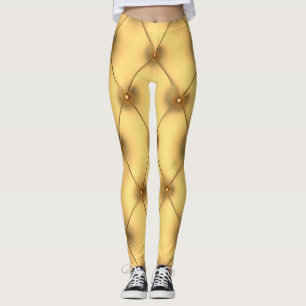 Goldener Glamour: Luxuriöse Inneneinrichtung. Leggings