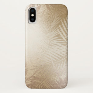 Goldener Glanz Botanische Tropische Palmbaumblätte Case-Mate iPhone Hülle