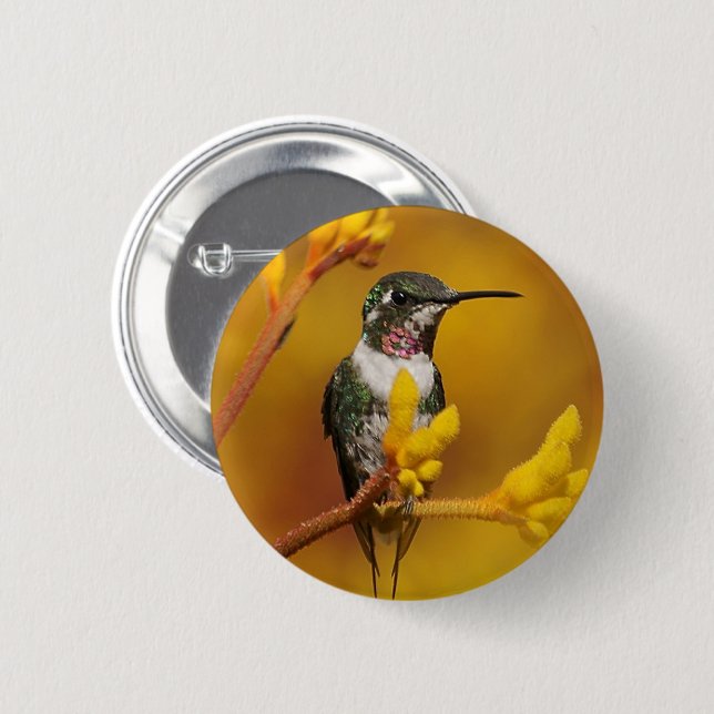 Goldener Glanz Button (Vorne & Hinten)