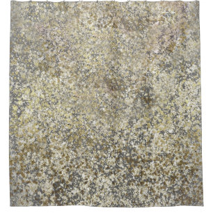 Goldener Glitter Knistern Moderne Chic Glamour Fun Duschvorhang
