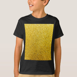 Goldener Glittery Sonnenschein T-Shirt