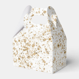 Goldener Glitzer, elegant und wunderschön Geschenkschachtel