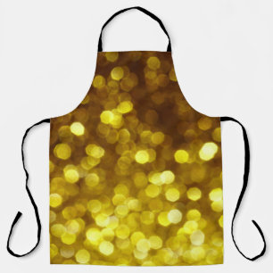 Goldener Glitzer: Festliche Weihnachtsstruktur. Schürze