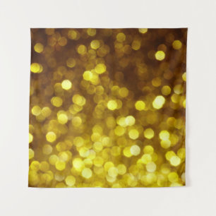 Goldener Glitzer: Festliche Weihnachtsstruktur. Wandteppich