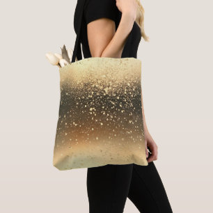 Goldener Glitzer Funkeln Tasche