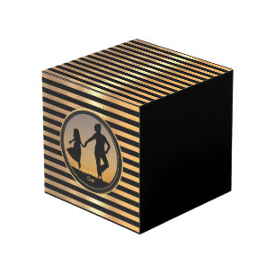 Goldener Glitzer Gradient Happy Mother Day Würfel