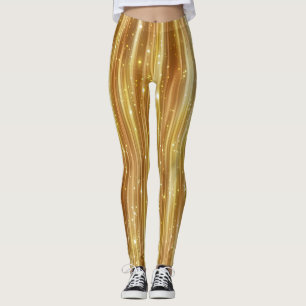 Goldener Glitzer: Heller Abstrakter Hintergrund. Leggings