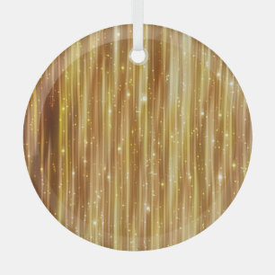 Goldener Glitzer: Heller Abstrakter Hintergrund. Ornament Aus Glas