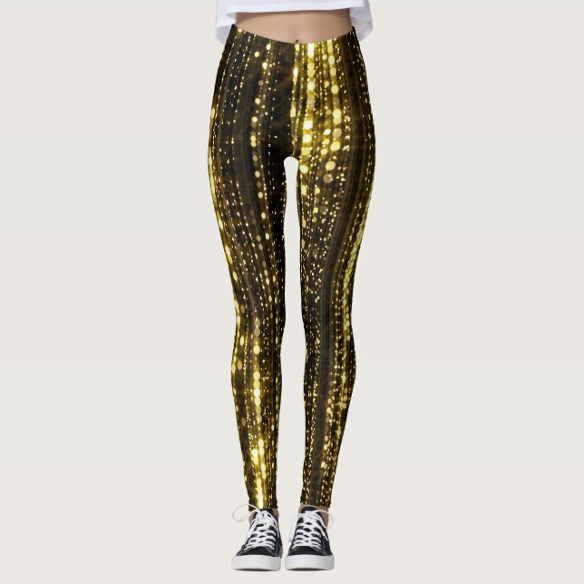 Goldener Glitzer: Hintergrundinformationen zu Boke Leggings (Vorderseite)