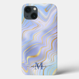 Goldener Glitzer Iridescent Marble Agate Case-Mate Case-Mate iPhone Hülle