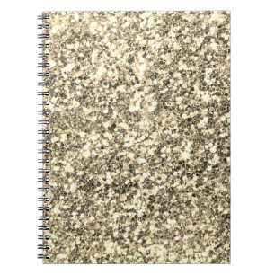 Goldener Glitzer Notizblock