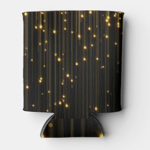 Goldener Glitzer Rain Light Vorhang Dosenkühler