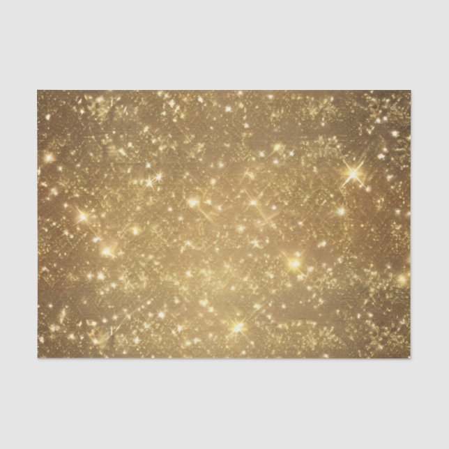 Goldener Glitzer Seidenpapier (Vorderseite)