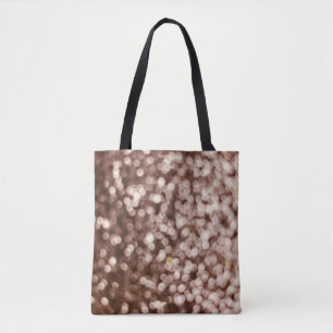 goldener Glitzer Textur Hintergrund. Selektiver Fo Tasche