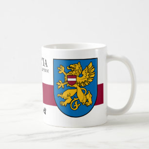 Goldener Greif von Rezekne Lettland Kaffeetasse