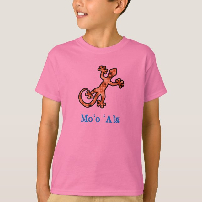 Goldener hawaiischer Gecko T-Shirt (Vorderseite)