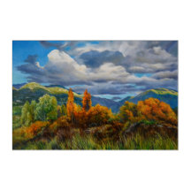 Goldener Herbst im Gebirge