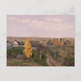 Goldener Herbst | Issac Levitan Postkarte