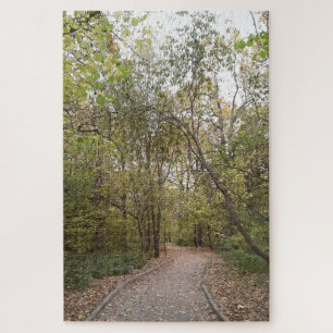 Goldener Herbstwaldweg