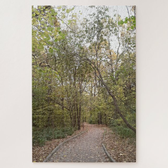 Goldener Herbstwaldweg (Vertikal)