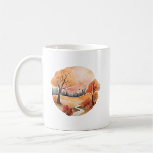 Goldener Herbstweg Kaffeetasse