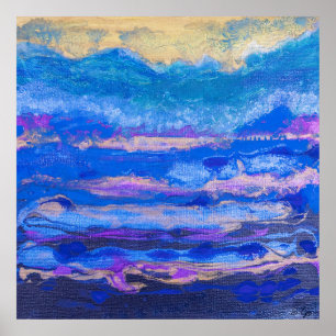 Goldener Himmel Poster