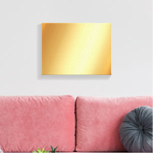 Goldener Hintergrund für Ihr Foto Klein Horizontal Leinwanddruck