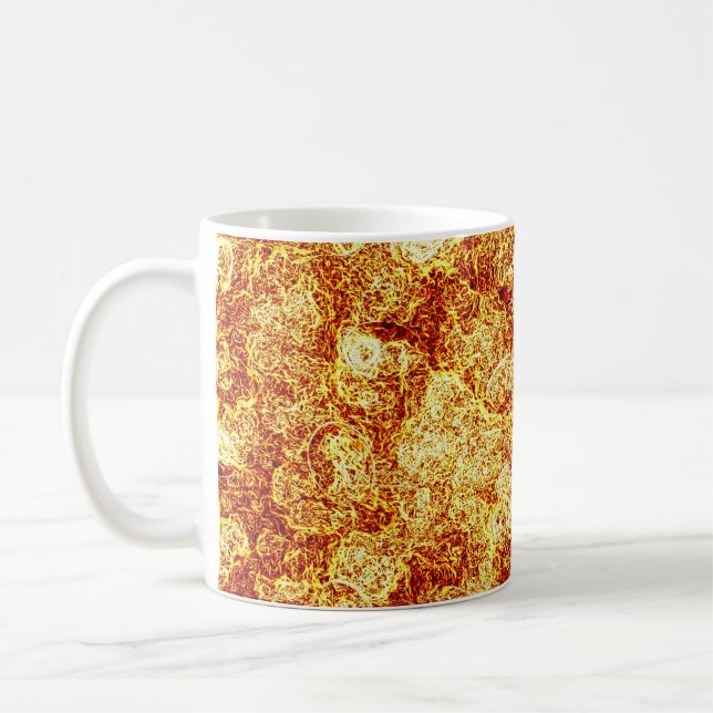 Goldener Hintergrund Oro Jarra Kaffeetasse (Links)