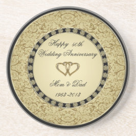 Goldener Hochzeitstag Untersetzer