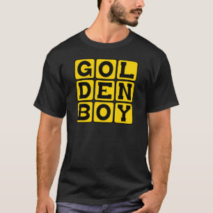 Goldener Junge T-Shirt