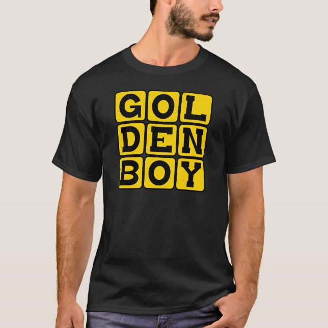 Goldener Junge T-Shirt (Vorderseite)