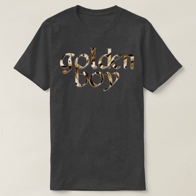 Goldener Junge T-Shirt (Design vorne)