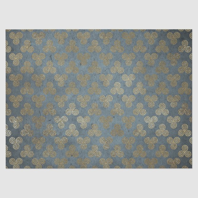 Goldener Knotenpunkt Seidenpapier (Vorderseite)