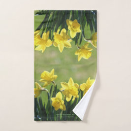 Goldener König Alfred Daffodils, Frühling Handtuch