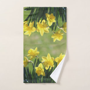 Goldener König Alfred Daffodils, Frühling Handtuch