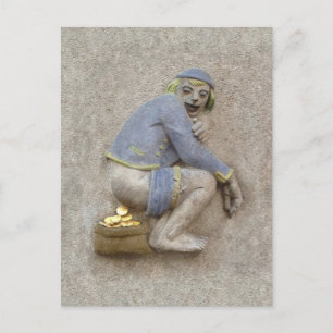 Goldener Kot ~ Postkarte / Einladung