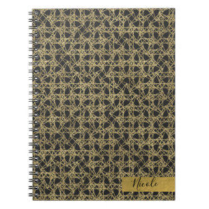 Goldener Kratzer Golden Modern Glamour Personalisi Notizblock