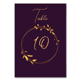 Goldener Kreis 2 Tischnummer