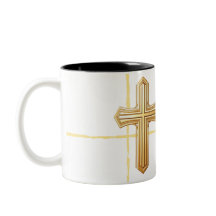 Goldener Kreuz Becher