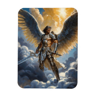 Goldener Krieger des Himmel Erzengel Michael Magnet