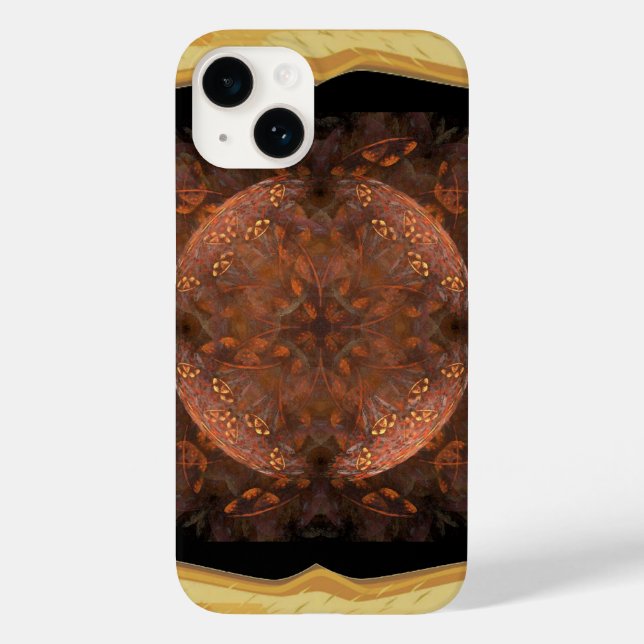 Goldener Kupferschimmer Case-Mate iPhone 14 Hülle (Rückseite)