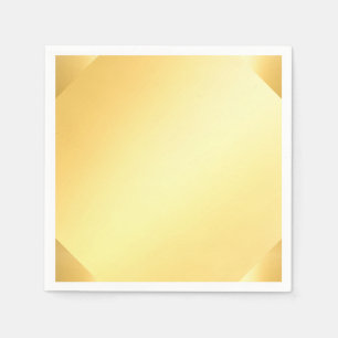 Goldener Look Leere Vorlage Moderne Glamour Serviette